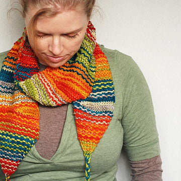 Scribbled Lines scarf
