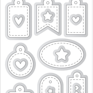 Doodlebug Doodle Cuts Dies - Mini Tags
