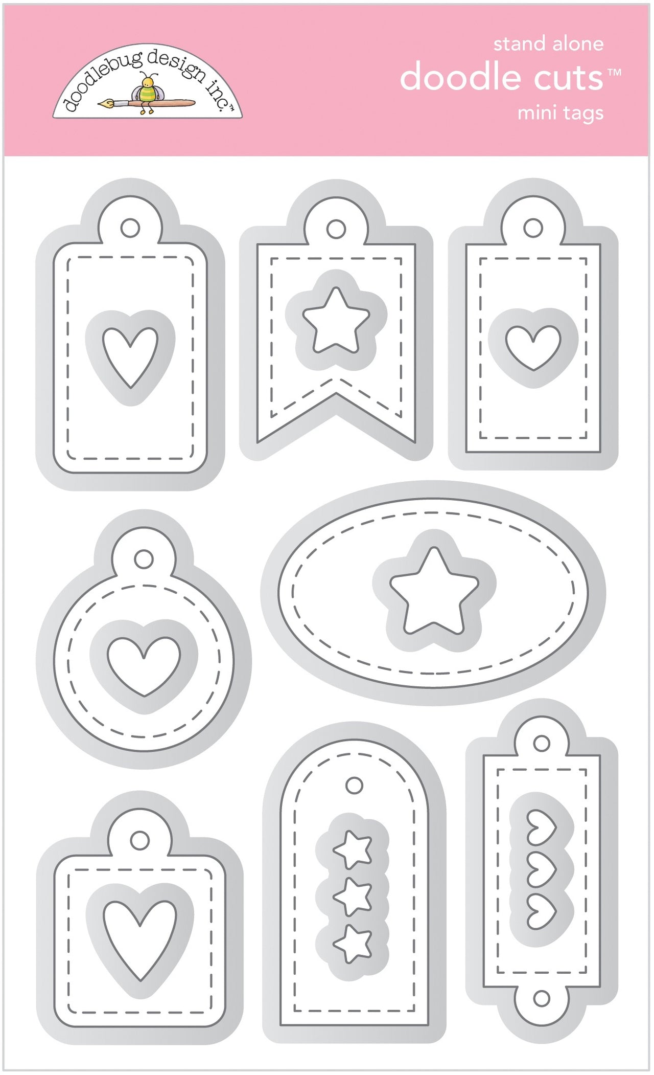 Doodlebug Doodle Cuts Dies - Mini Tags