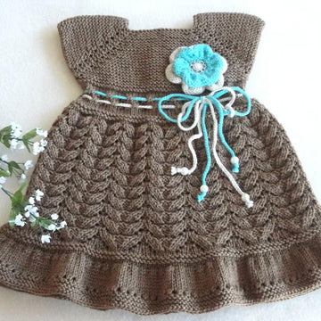Knitting PATTERN Baby Dress Knitted Baby Pants by Elena Mitchell