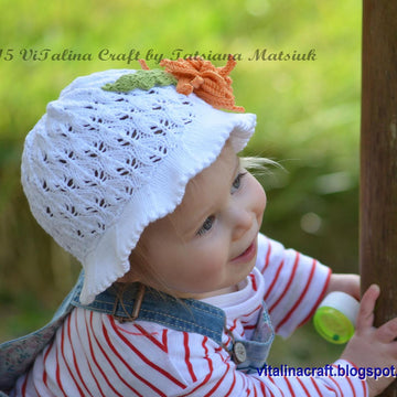 Aster Flower Panama Hat