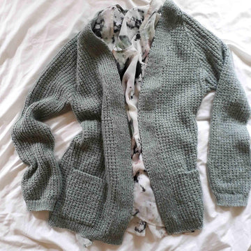 Big gran cardigan