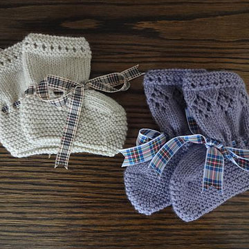 Lace and Eyelet Bootees