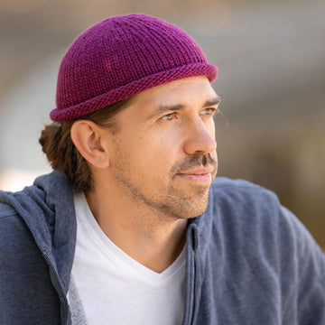 Machine Knitting Pattern Short Trawler Hat