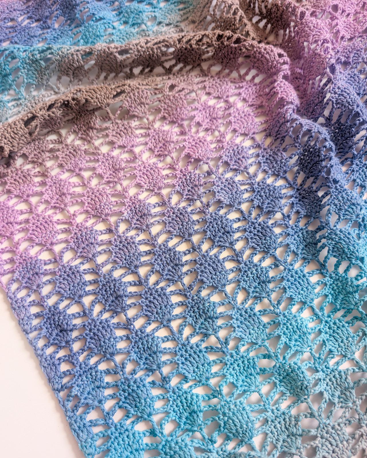 Blended Skies Shawl