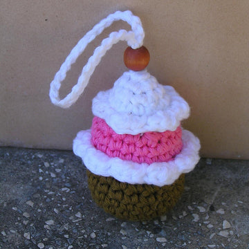 Cupcake ornament