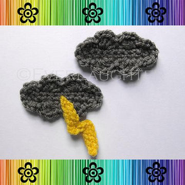 Lightning Cloud Applique
