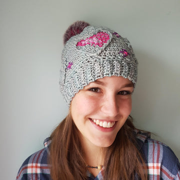 Three of Hearts hat