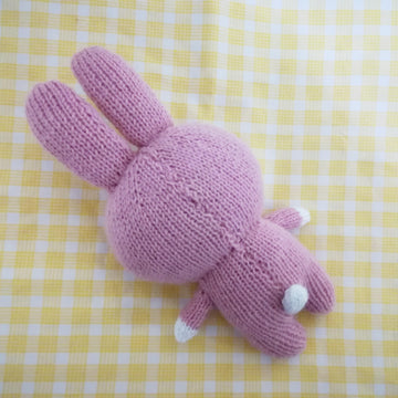 Original Knitting Patterns -Knit a hare COOKY toy, 8 inches tall based on BT21