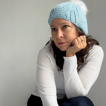 Falling pines slouchy beanie