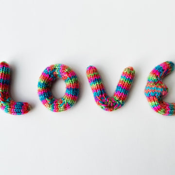 Rainbow Letter E
