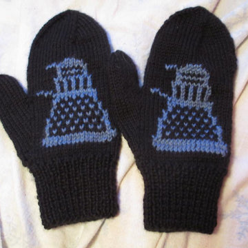 The Daleks Have the TARDIS Mittens for Men