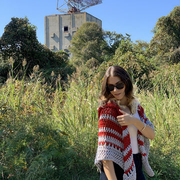 Woodward Hoodie Shawl