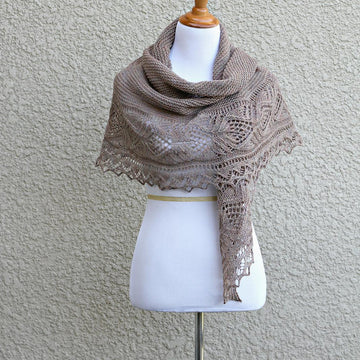 Freesia shawl