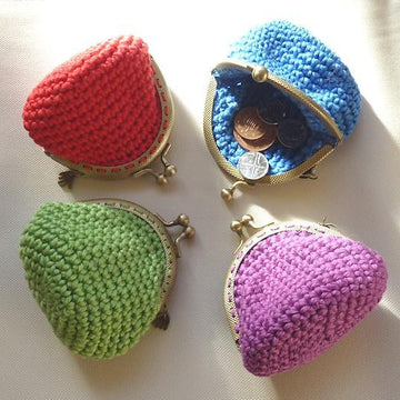 Easy Crochet Kisslock Coin Purse