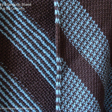 Clear Sky Triangular Shawl