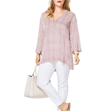 Burda Style 6306 Women's V Neck Top B6306 - Paper Pattern, Size 20-34