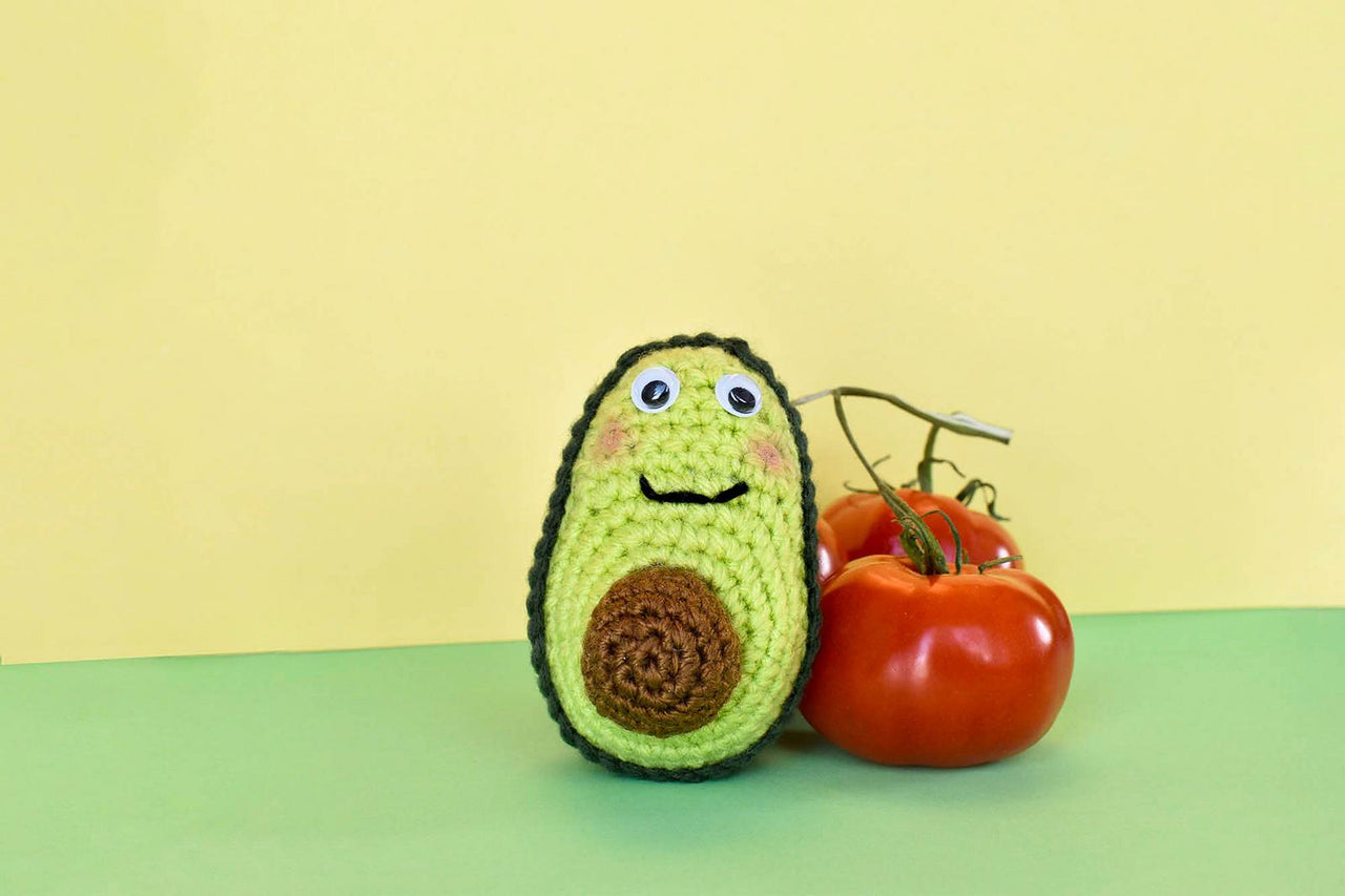 Happy Avocado Amigurumi