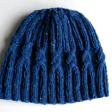 Small Spiral Cable Hat