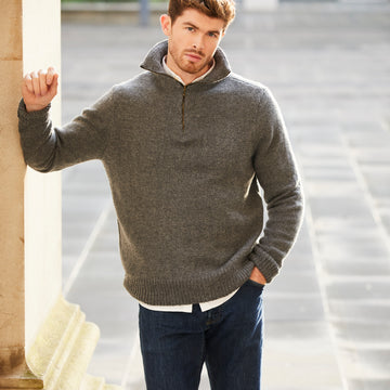 Blue Jumper in Rowan Alpaca Soft DK - RM007-00014-ENPFRP - Downloadable PDF