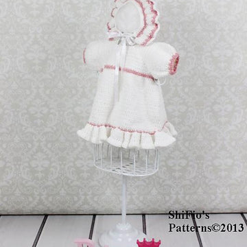 Country Baby Dress Crochet Pattern #124