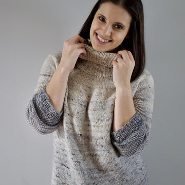 Faded Turtleneck Sweater