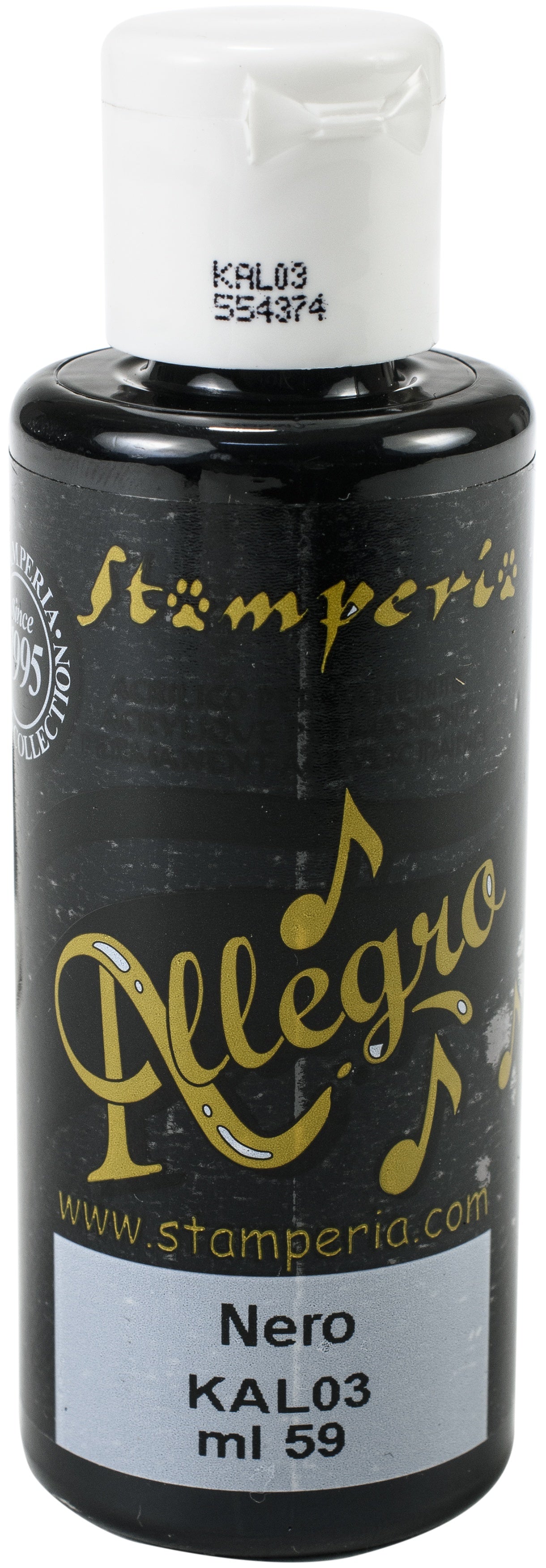 Stamperia Intl Stamperia Allegro Paint 59ml - Black