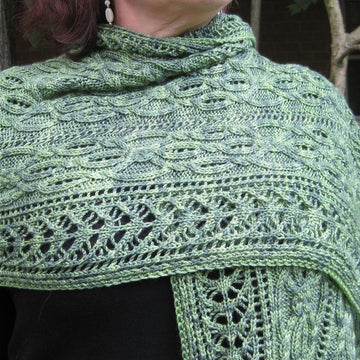 Clifton Cable Lace Shawl