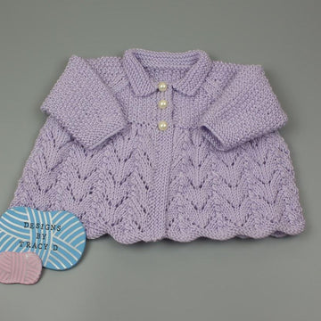 Meg Baby Cardigan, Hat, Mitts & Booties knitting pattern