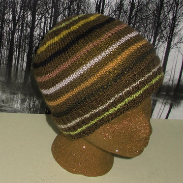 Small Stripe Beanie hat knitting pattern