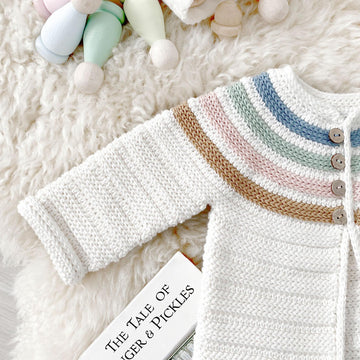 Size 6-9 months - Ginger Crochet Jacket