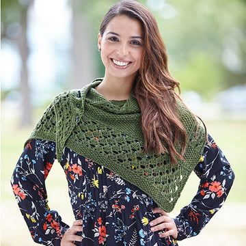 747 Montaine Shawl - Knitting Pattern for Women in Valley Yarns Pocumtuck