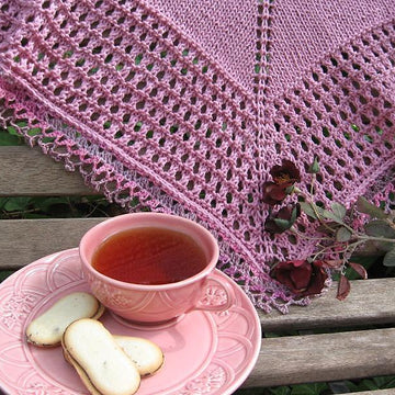 Hybrid Tea Rose Shawl