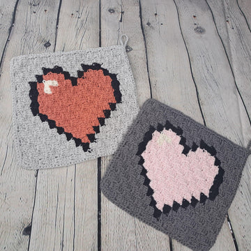 Heart Dishcloth