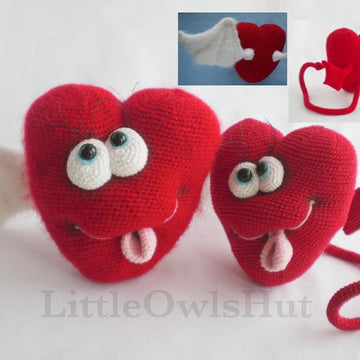 021 Heart with wings and tail Ravelry