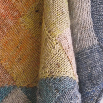 Noro entrelac wrap