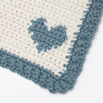 Little Heart Baby Blanket Chunky Lovey Newborn
