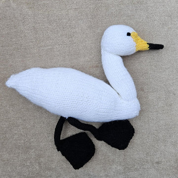 Knitted Whooper Swan