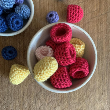 Crochet Raspberry and Blackberry Pattern