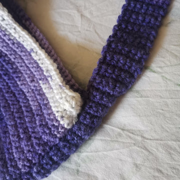 Bow shoulder bag pattern