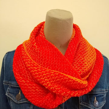 Sunny Honey Infinity Scarf (Tunisian)