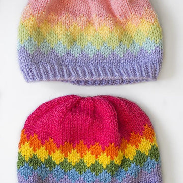 Rainbow Fades Hats