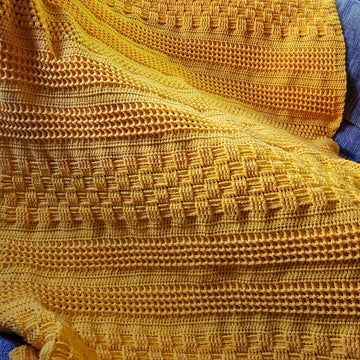 Stripes of Texture Afghan