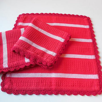 Crochet Edged Dish/Wash Cloths