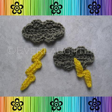 Lightning Cloud Applique