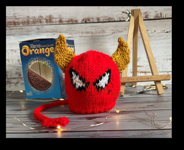Devil Chocolate Orange Cover Knitting Pattern