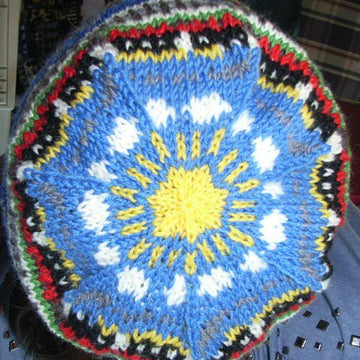 Train fair isle beanie