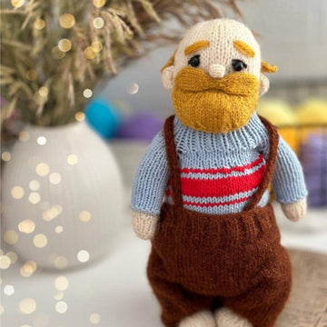 Grandpa Doll Knitting Pattern