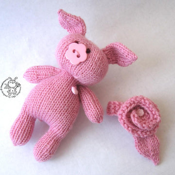 Toy for sleep. Piggy for small babies