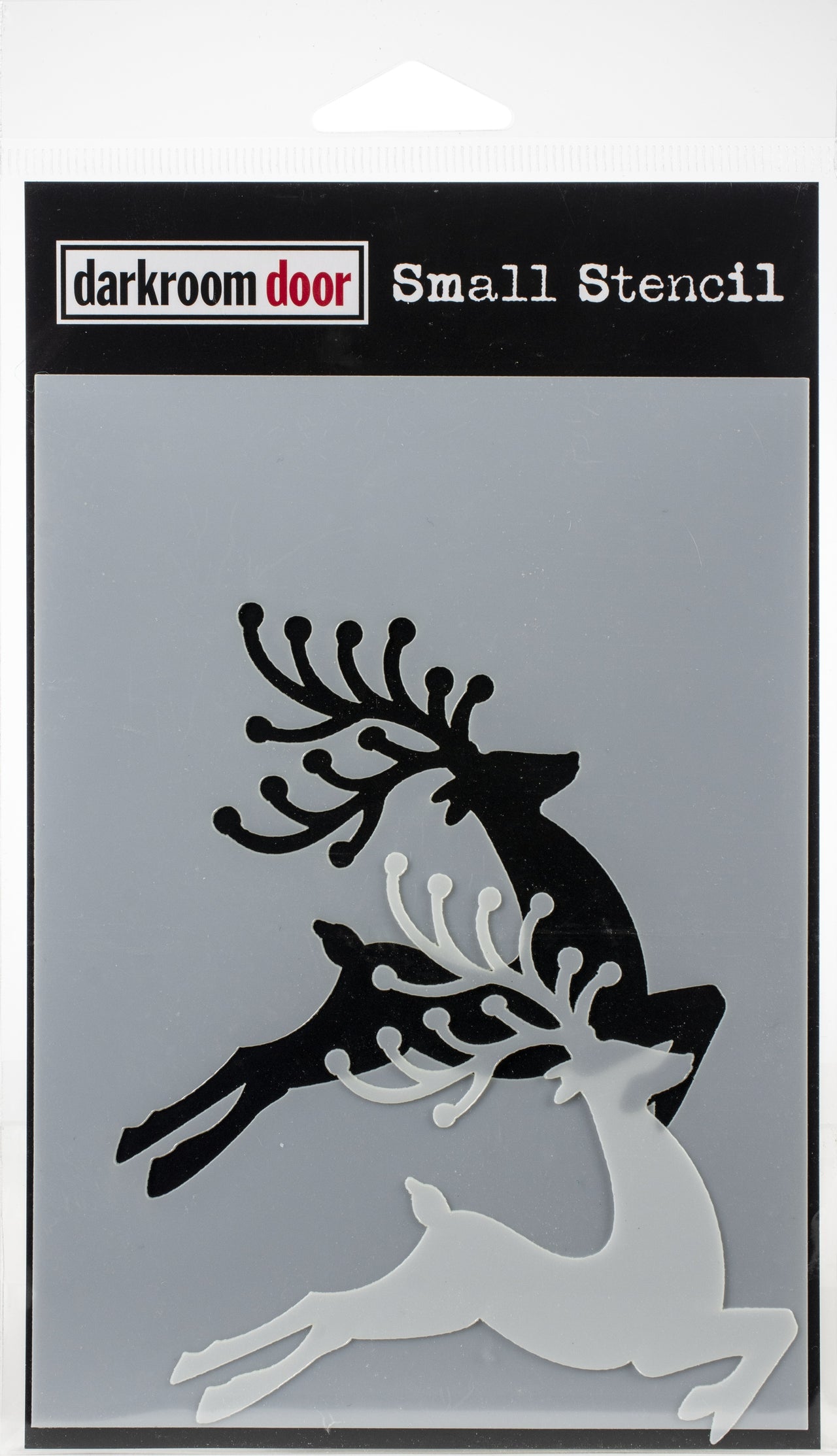 Darkroom Door Stencil 4.5"X6" - Reindeer Set